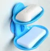 Best-selling suction cup soap box, double-layer draining suction cup soap box, suction cup traceless bathroom soap details Picture
